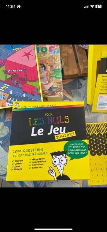 Pour les nuls le jeu juniors