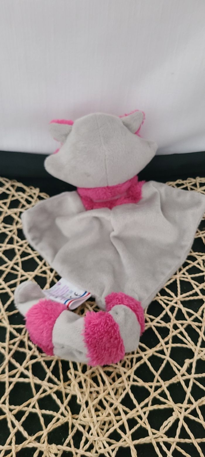 Coone - numidou Doudou raton laveur plat rose asalée - photo numéro 4