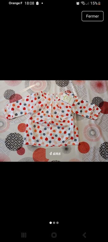 Blouse Vertbaudet Neuve 🏷 taille 4 ans