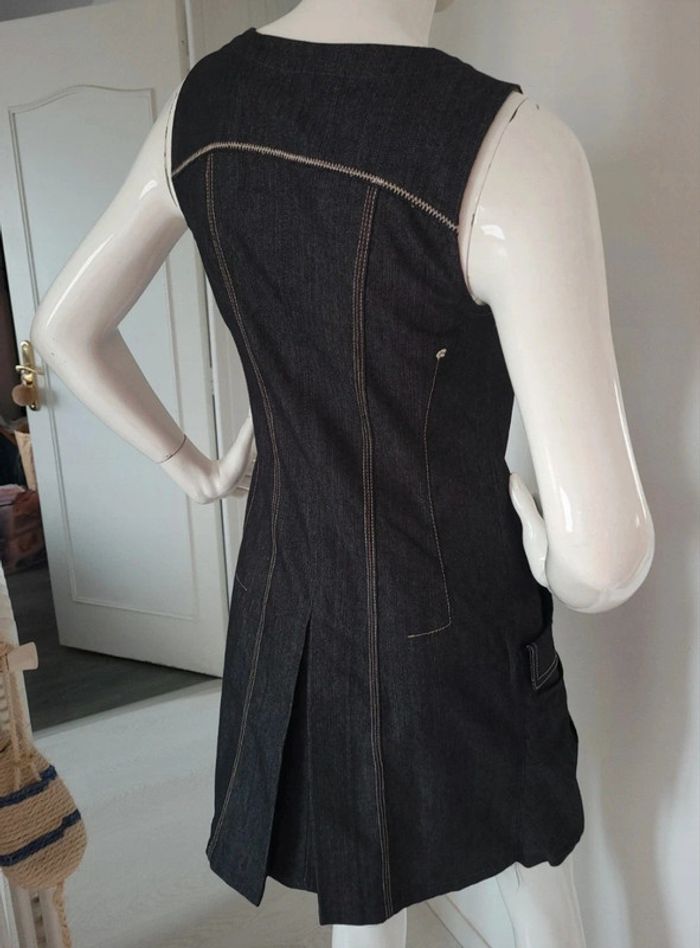 Robe en jean noir T1 38 neuf 9 - photo numéro 3