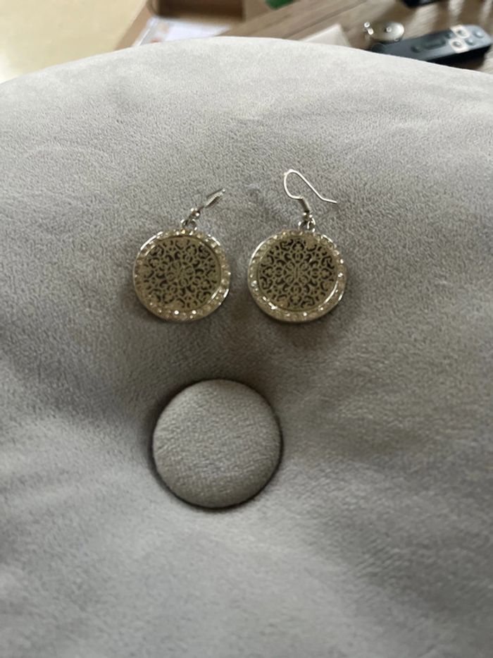 Boucles d’oreilles rondes