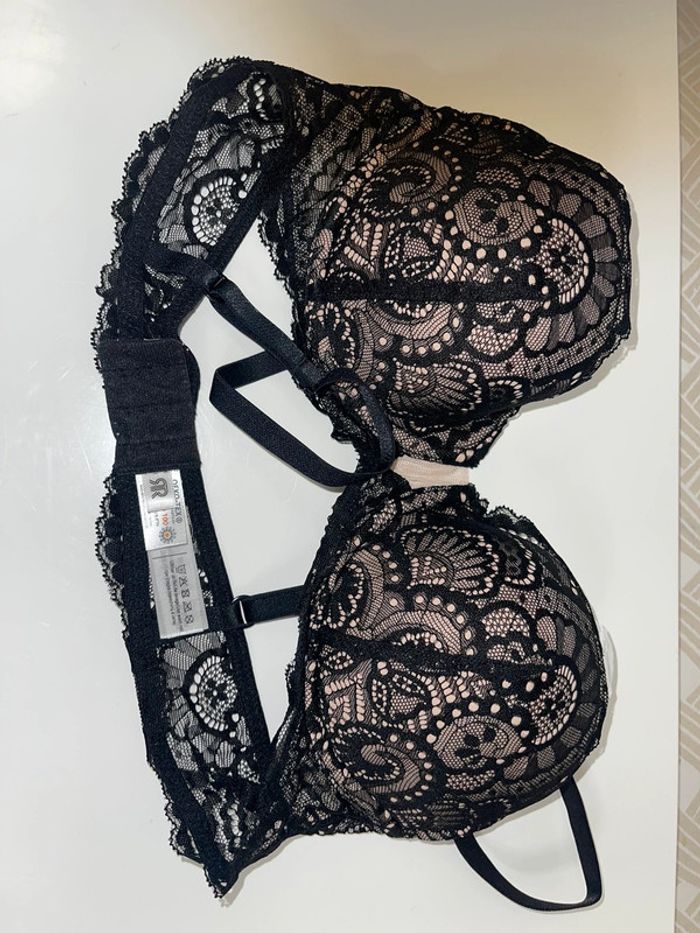 Soutien gorge noir/chair 95B - photo numéro 5