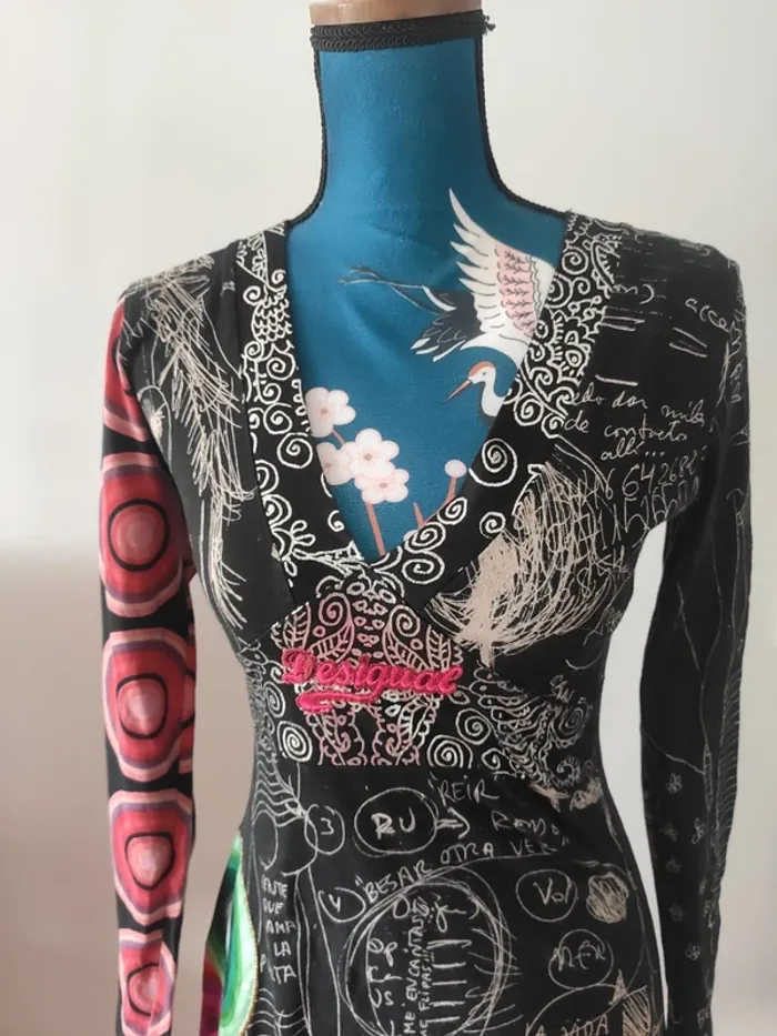 Robe Desigual détails argentés - photo numéro 3