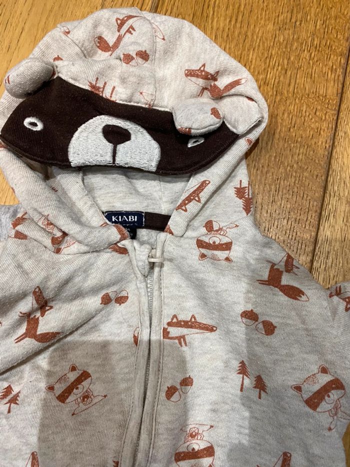 Lot de 2 sweat-shirt 6 mois - photo numéro 2