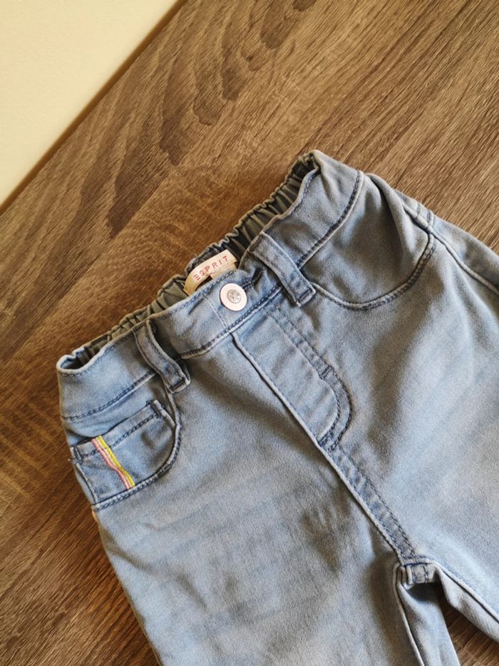 Jeans Esprit en bleu clair 12 mois - photo numéro 2