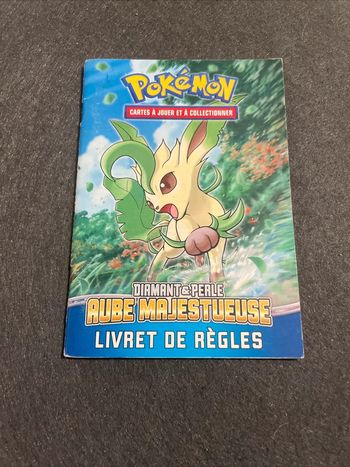 Pokémon Livret De Règles / Liste Des Cartes - Diamant & Perle Aube Majestueuse FR