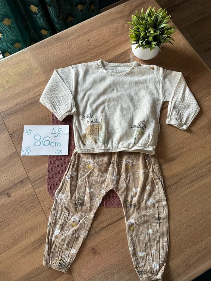 Ensemble léger Petit Béguin 86cm /18m