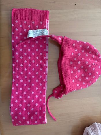 Ensemble bonnet + écharpe