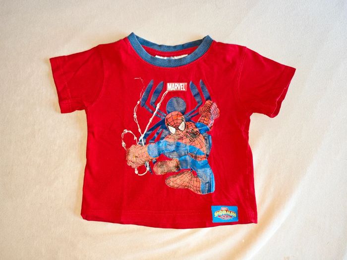 Tee-shirt manches courtes Spiderman 2 ans