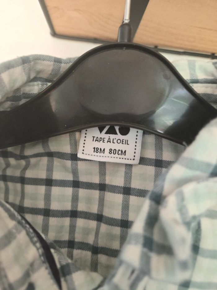 Ensemble chemise et jean / TAO et Zara 18 mois 👦 - photo numéro 2