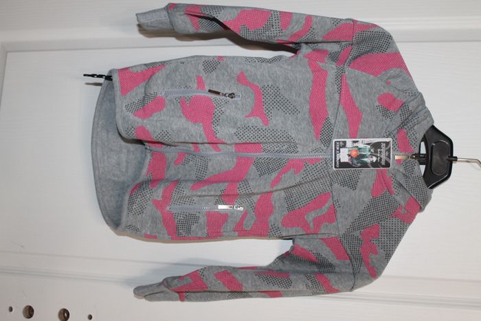 jogging survêtement gris et rose 6ans