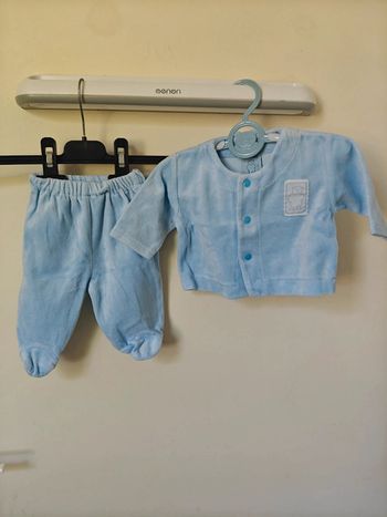 Ensemble pyjama velours 0-3mois