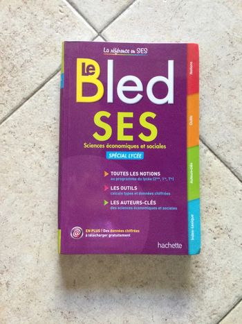 Le Bled SES, Hachette, Lycée