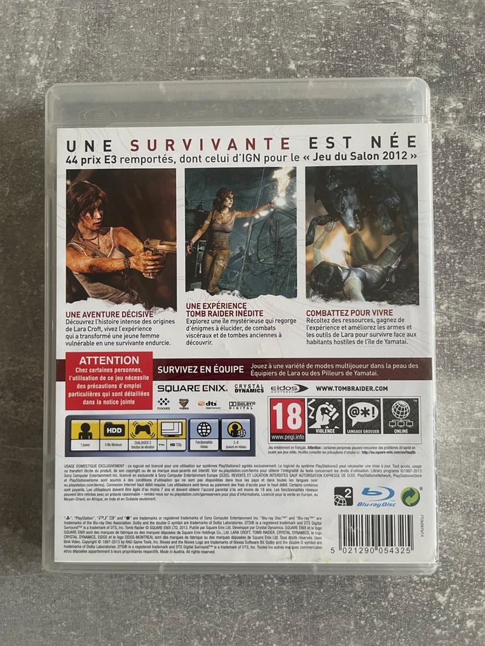 Jeu pour Sony PS3, Tomb raider, édition explorateur en français. - photo numéro 3