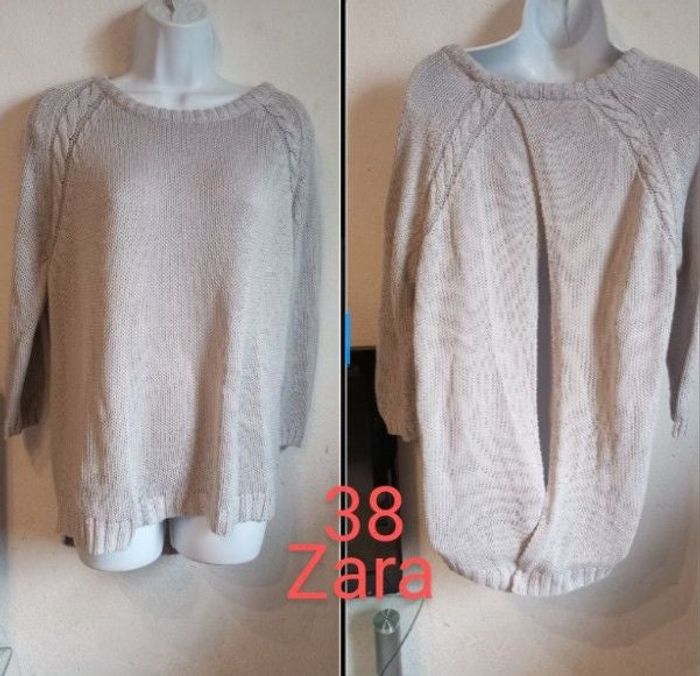 Pull ouverture dos femme 40