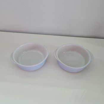 Deux petits plats four en grès