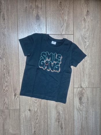 Tee-shirt tape à l'œil MC bleu 5 ans état neuf