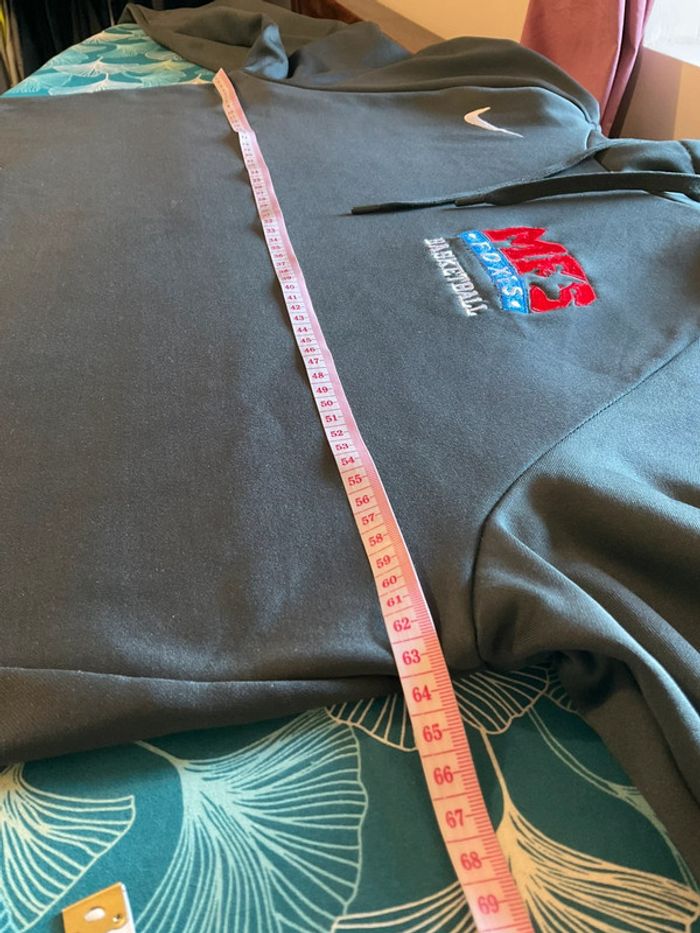 Sweat à capuche pour homme Nike MFS Foxes Basketball gris foncé taille XL 220 - photo numéro 7