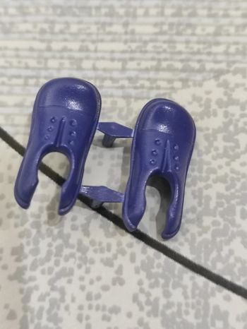 Playmobil cirque chaussures de clown bleues foncées