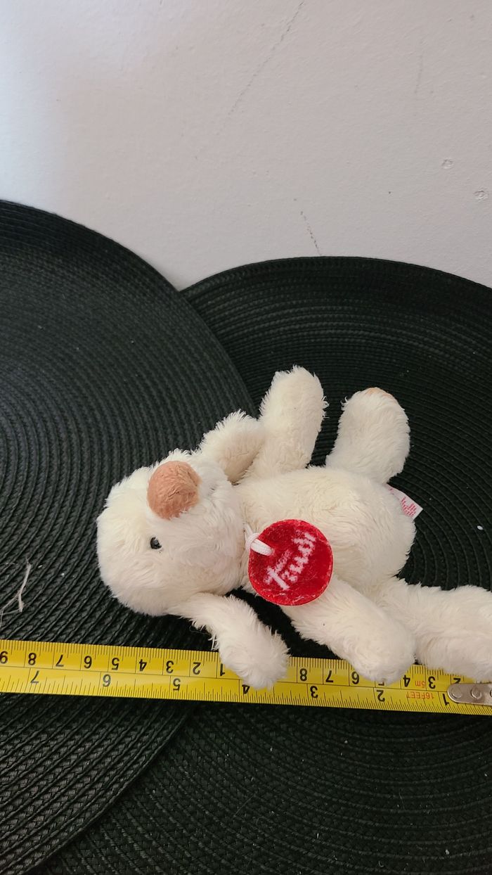 Doudou peluche Lapin blanc Trudi - photo numéro 3