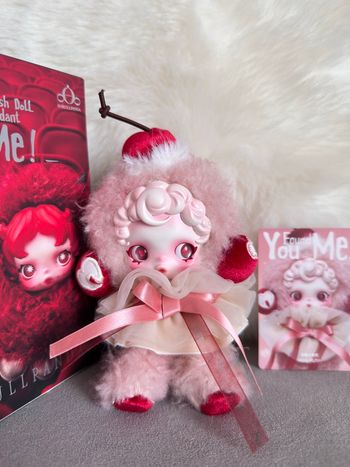 Skullpanda You found me Moldy muffin plush pendant