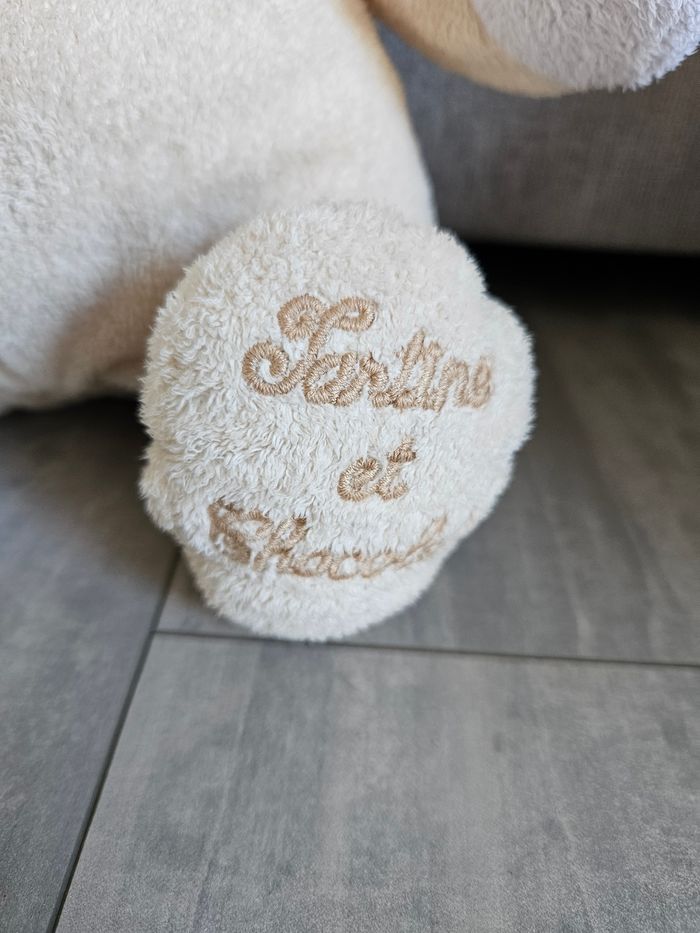 Lot de deux peluches Tartine et Chocolat - photo numéro 4