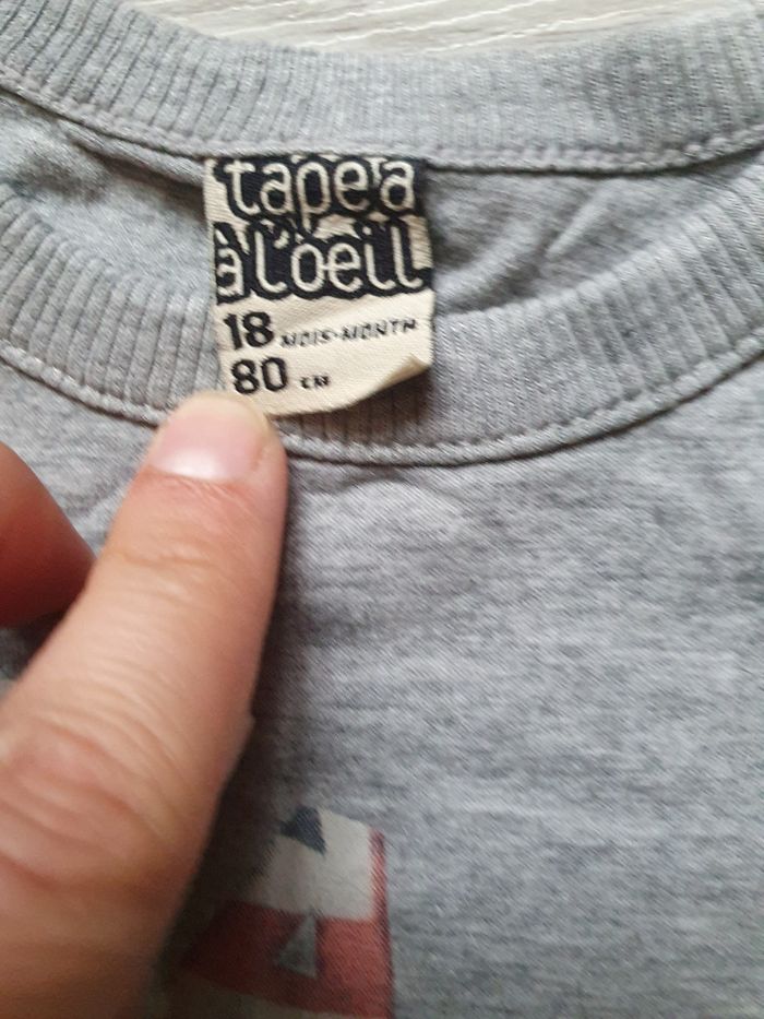 Maillot t-shirt 18mois garçon - photo numéro 3