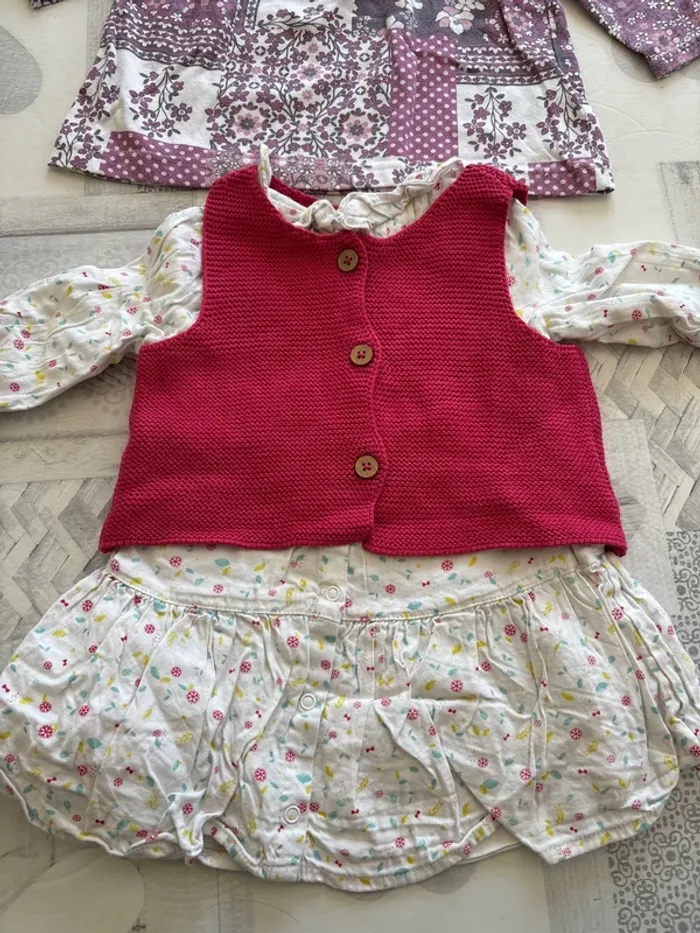 Lot 2 robes 12 mois - photo numéro 3
