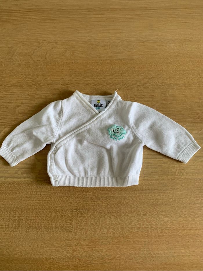 Gilet léger blanc naissance