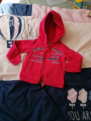 Veste sweat capuche 2 ans