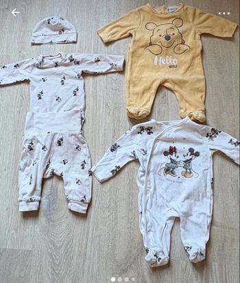 Lot de 3 pyjamas Disney 