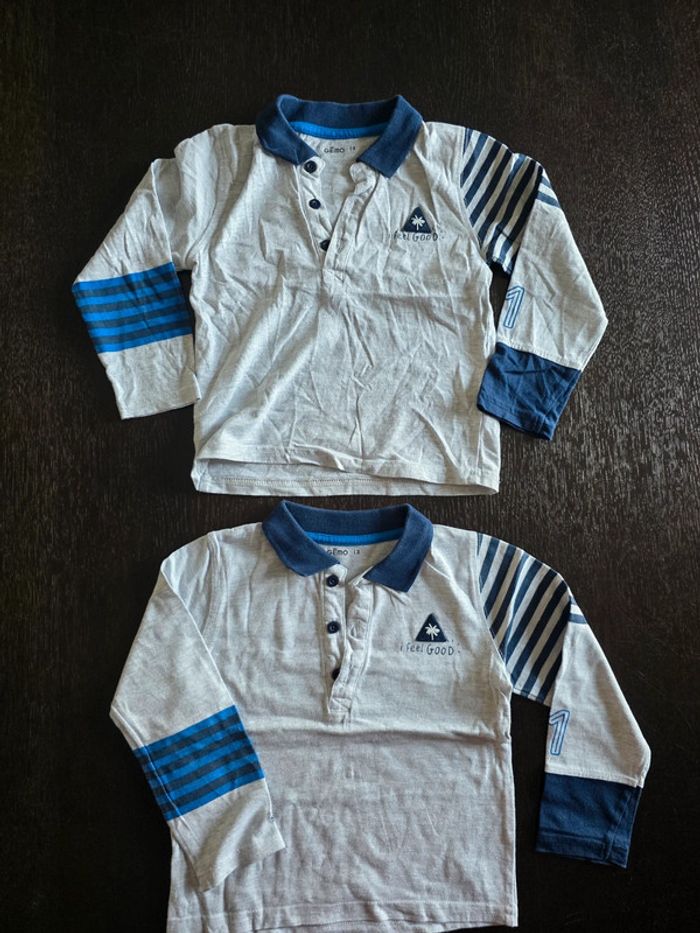 Lot de polos a manches longues en 3 ans - photo numéro 2