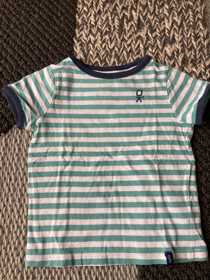 T-shirt okaïdi marinière