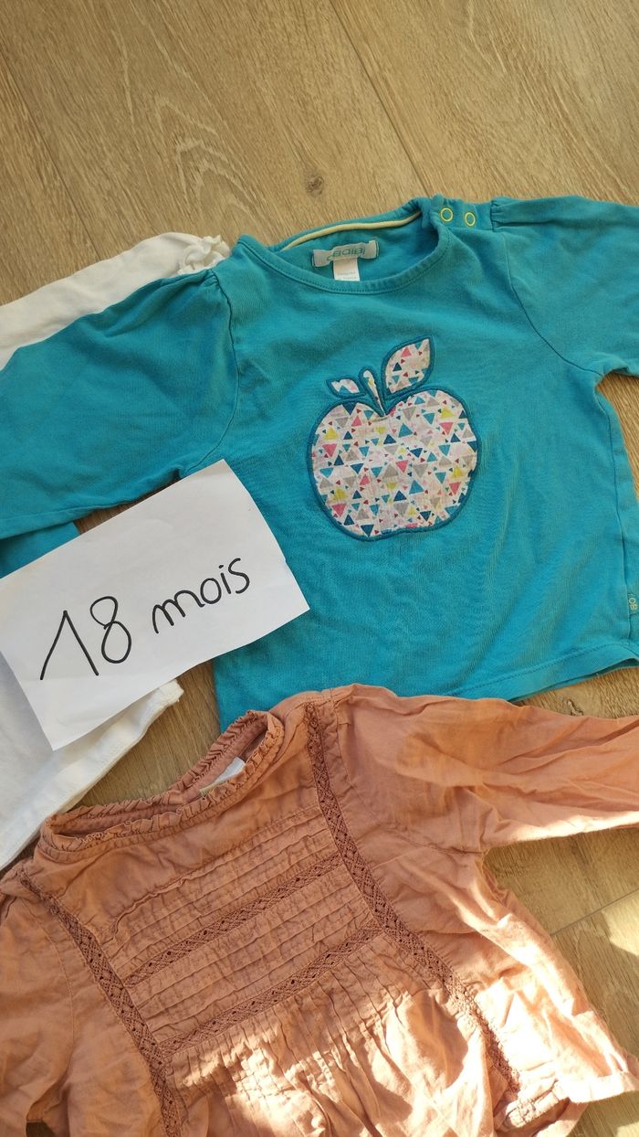 Trois t-shirts manches longues - photo numéro 3