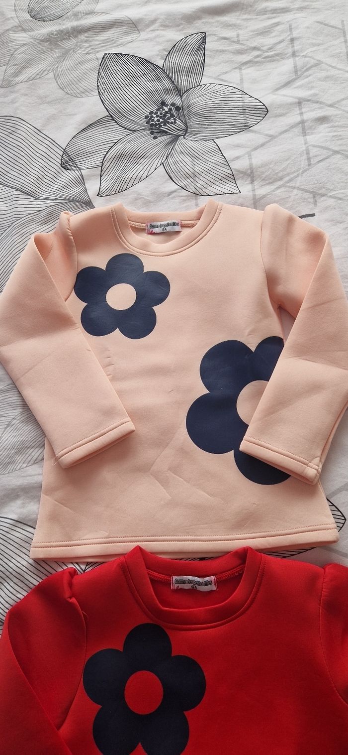Lot de 2 pulls fille 6 ans - photo numéro 2