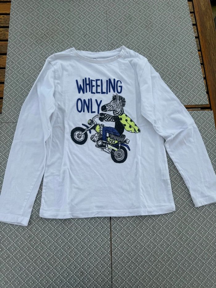 T-shirt manches longues 8 ans