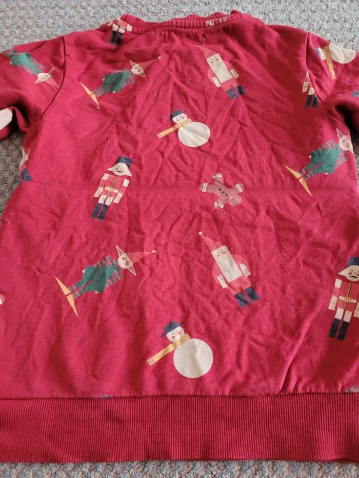 Sweat-shirt Noël taille 7 ans - photo numéro 2