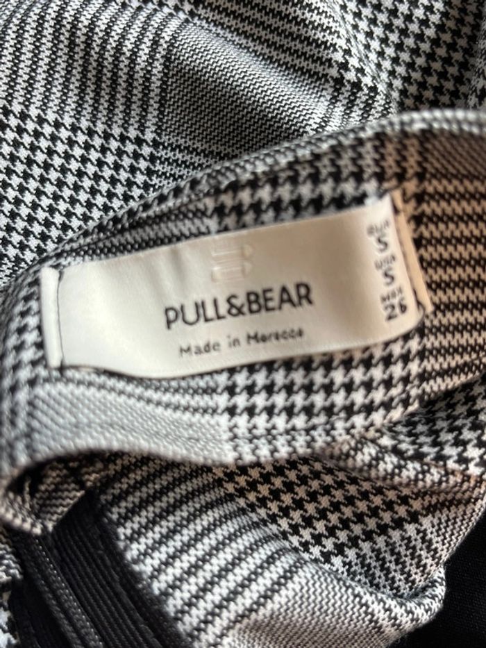 Jupe short à carreaux pull and bear S - photo numéro 3
