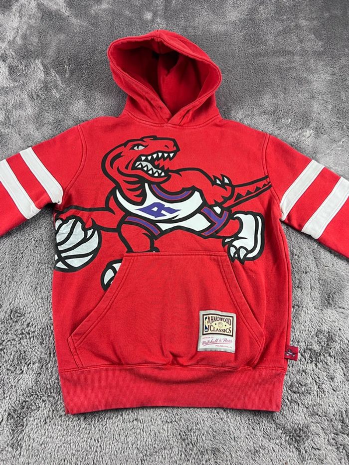 Sweat à Capuche Mitchell & Ness Raptors Rouge – Taille S - photo numéro 6