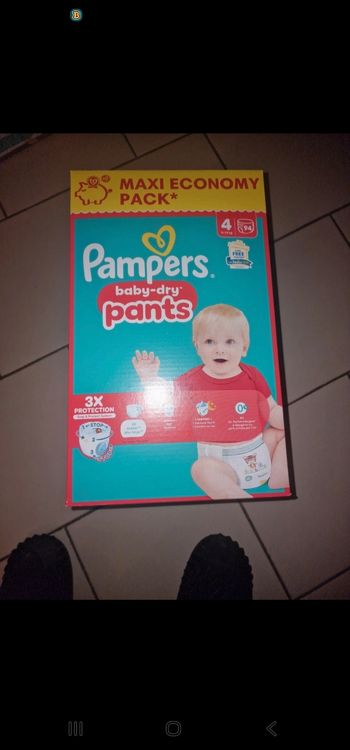 Couches culottes pampers
