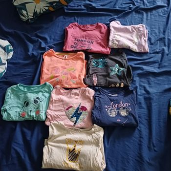 Lot 8 maillots manches longues
