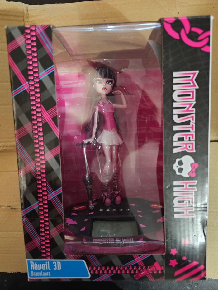Réveil 3D Monster High "Draculaura" - Neuf et scellé dans sa boîte d'origine - photo numéro 2