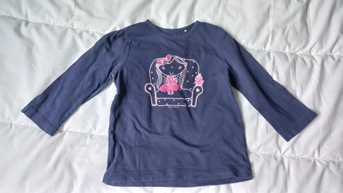 T-shirt esprit bleu marine