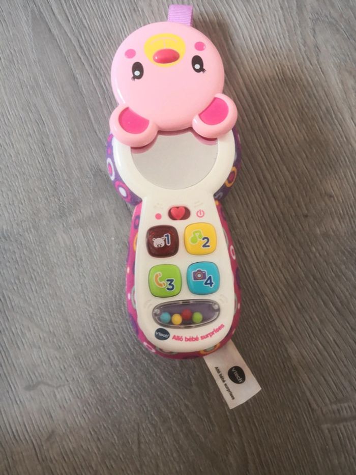 Téléphone  allo bébé surprise jouet premier âge vetch - photo numéro 2