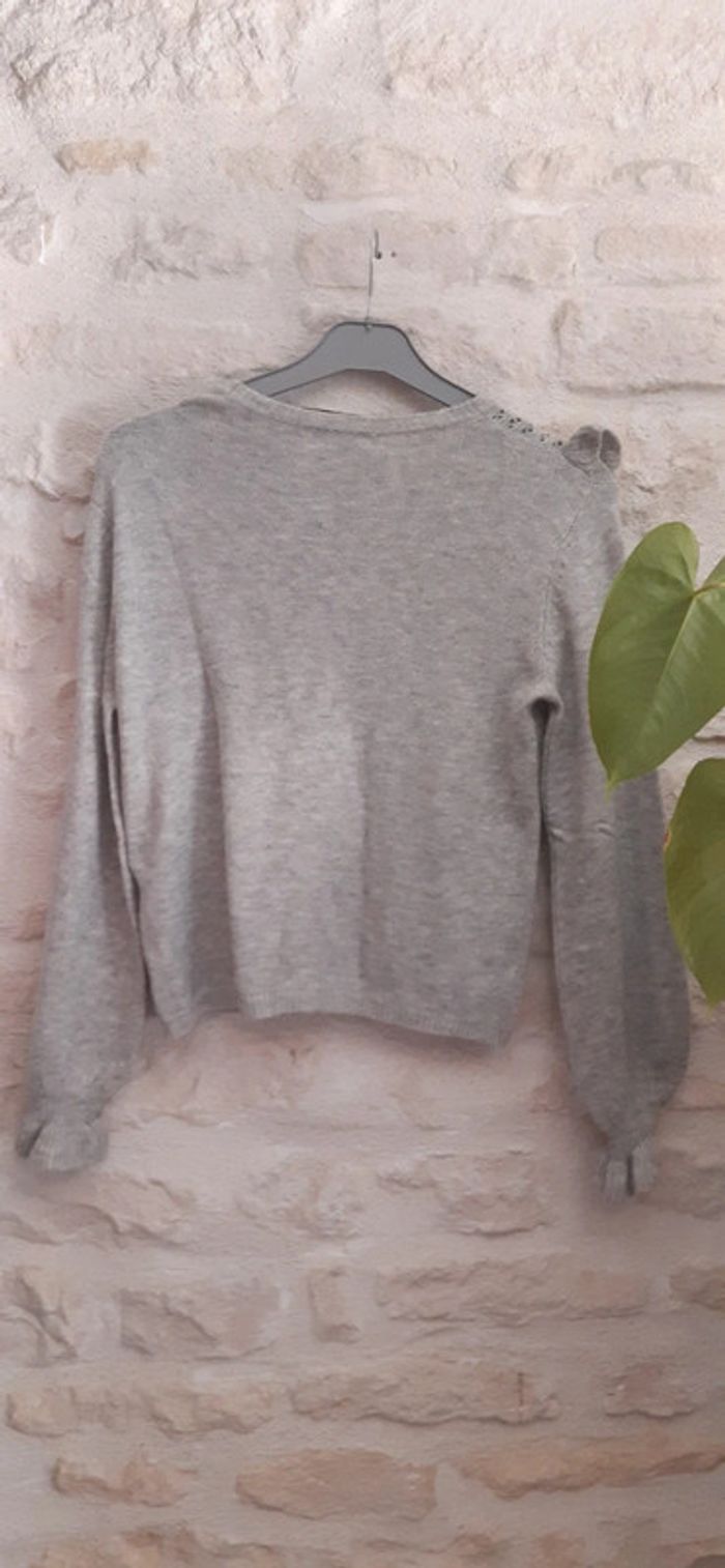 Pull doux gris XS - photo numéro 4