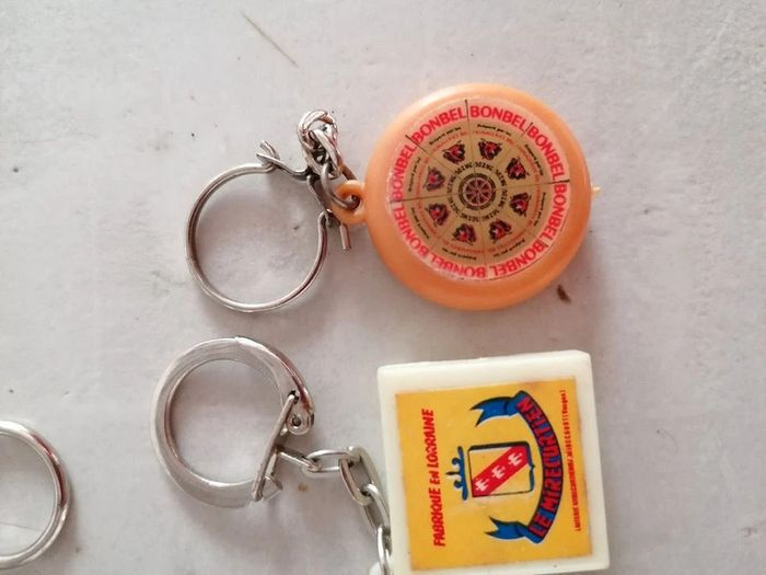lot de 15 porte cle theme fromage - photo numéro 5