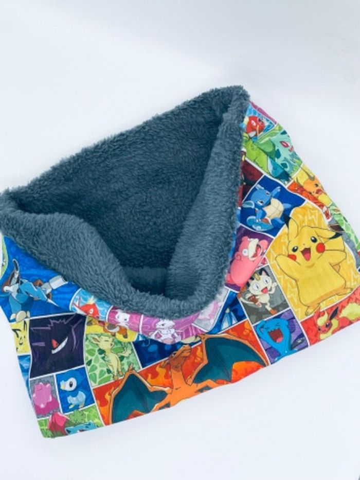 Snood tour de cou cache cou enfant Pokémon