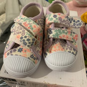 Baskets toile fille