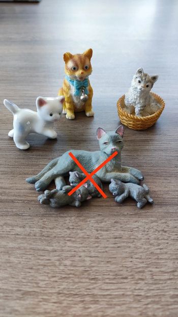 Lot de animaux decoratifs