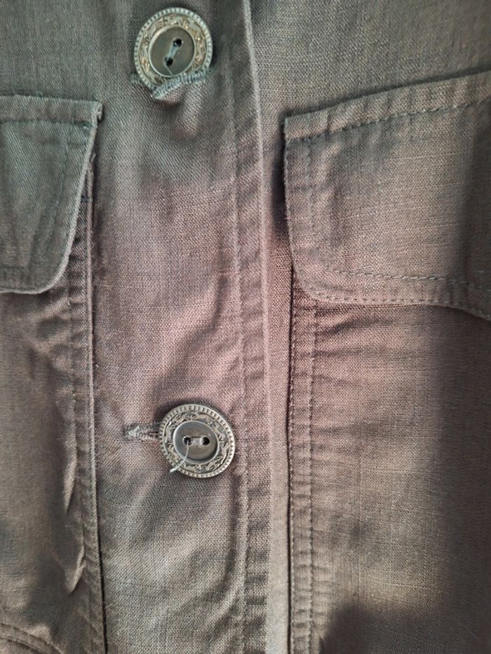 Veste saharienne contenant du lin - photo numéro 4